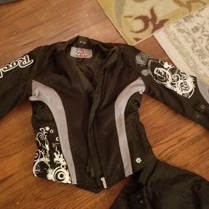 Womens Joe Rocket Motorcycle pants and jacket